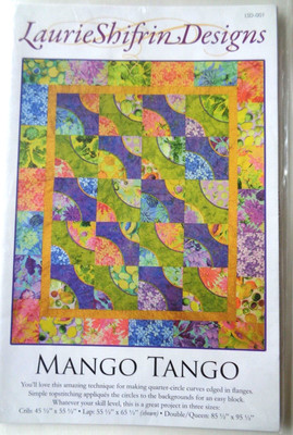 ''Mango Tango'', #LSD-001, Quilt Pattern, Laurie Shifrin Designs,  New