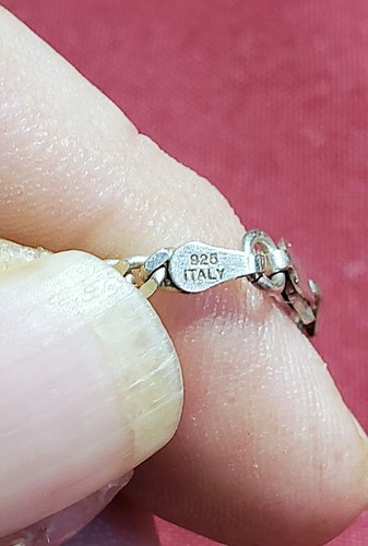 Men's 3mm 925 Sterling Silver Chain Necklaces Solid Figaro Chain made in italy