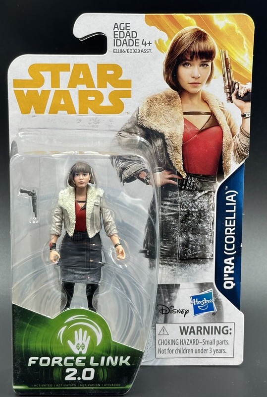 Hasbro 2018 QI'RA Sealed Star Wars SOLO 3.75" Force Link 2.0