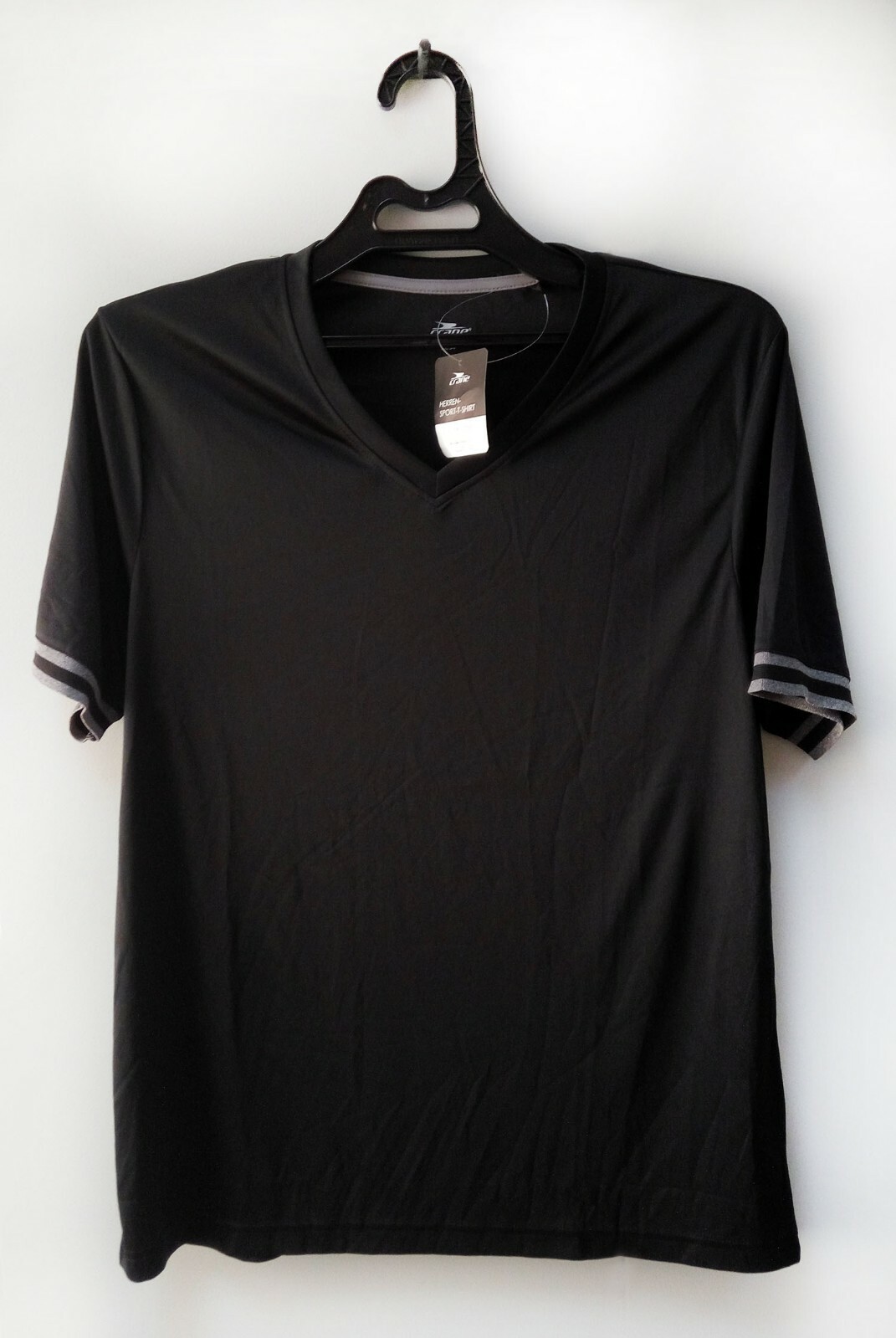 black crane/Tシャツ/XS/コットン/BLK/無地 CRANE T Shirt Herren Sport Original Mens New Black Size L
