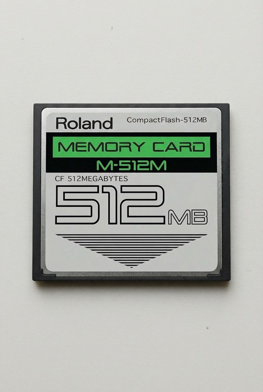 Roland 512MB CF CompactFlash Memory Card for SPD-S, SP-606 TD-20