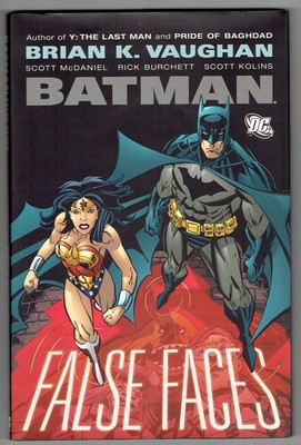 BATMAN FALSE FACES HC NEW!