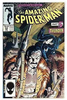 Amazing Spider-Man 294 Death of Kraven! Black Costume 1987 Marvel Comics D137