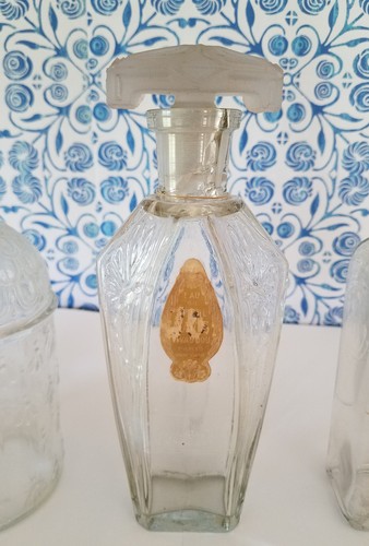 Antique Glass Perfume Bottles Set of 3 For 1 Price