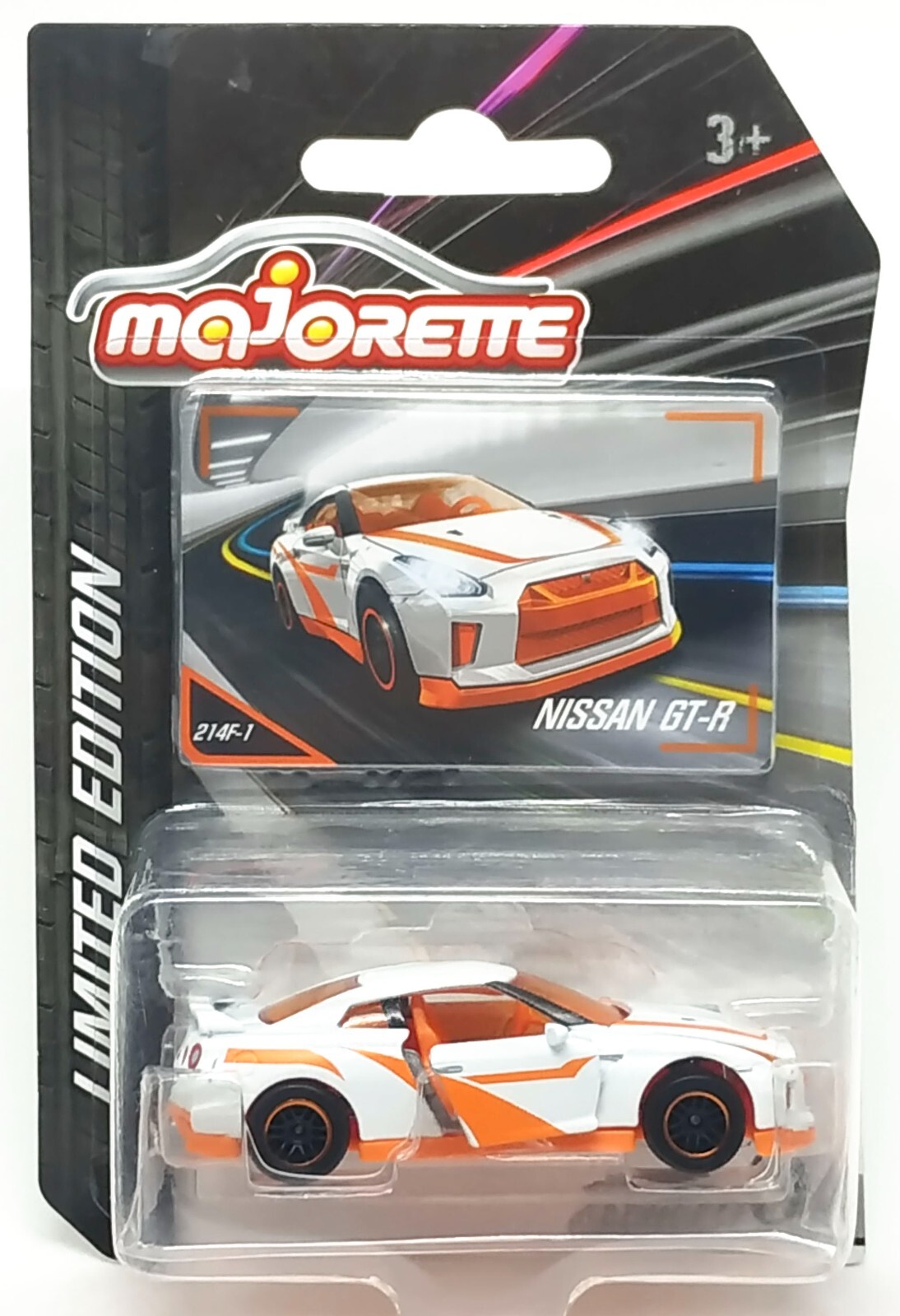 レア！　マジョレット　R35GTR Majorette Nissan GT-R R35 Series 10 White / Orange 1:61 3