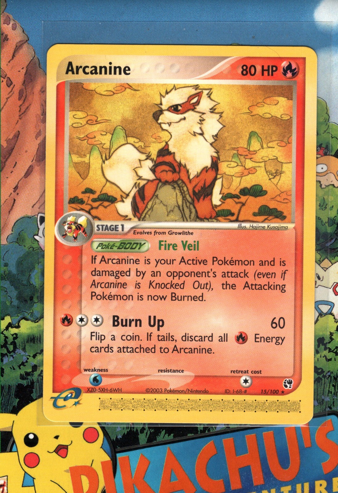 ポケモンカードゲーム Pokemon 2003 EX Sand Storm Arcanine #15 Arcanine #15 Prices | Pokemon Sandstorm | Pokemon Cards