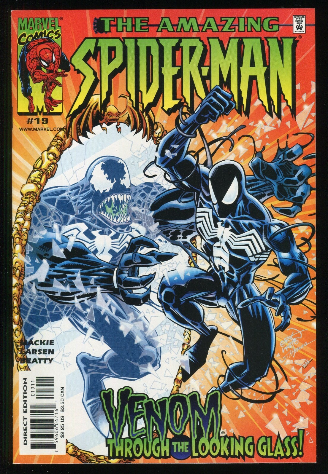 Amazing Spider-Man 19 feat. Venom symbiote Eddie Brock Peter