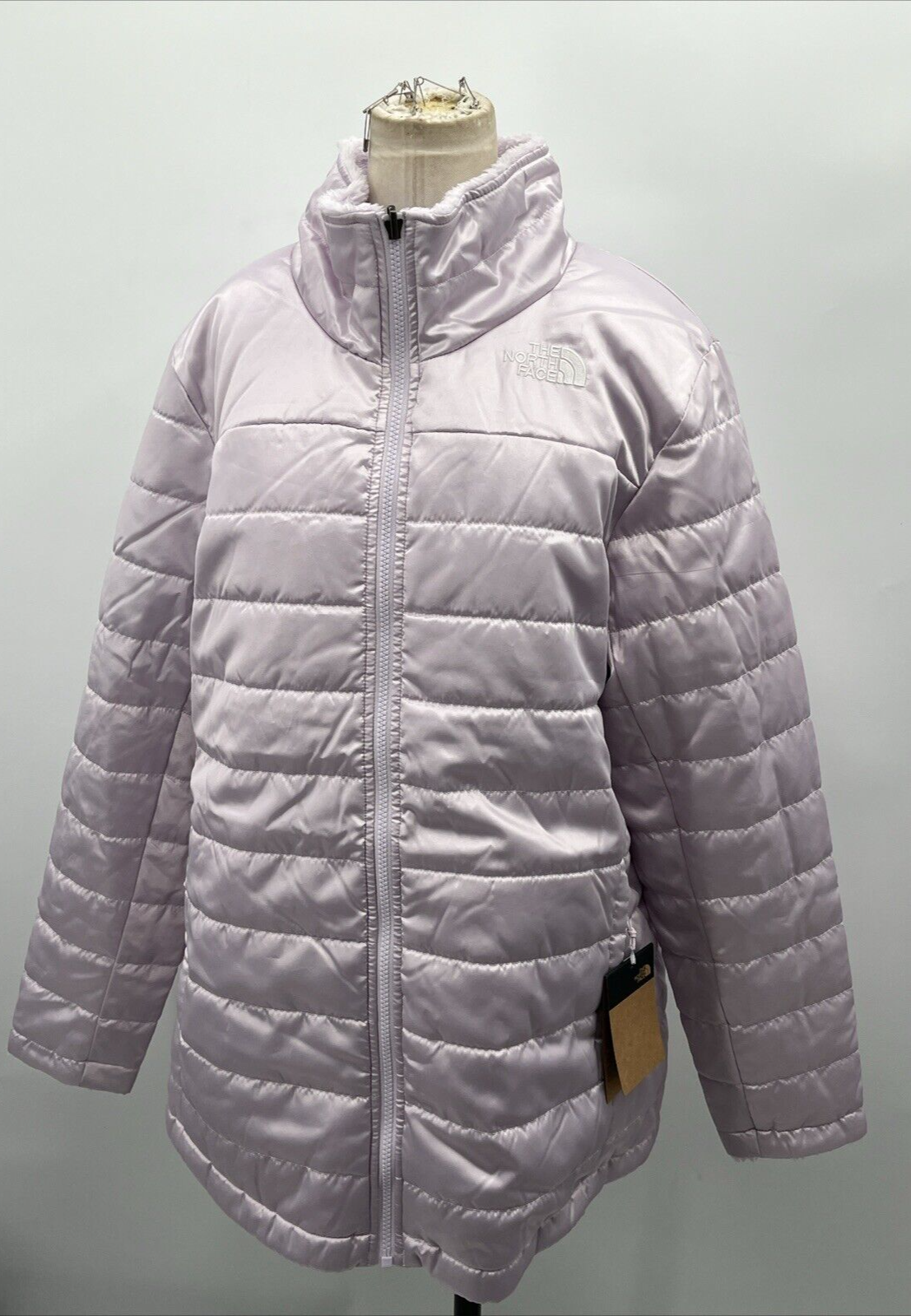 Pre-owned The North Face Women's Lavender Mossbud Insulated Reversible Jacket Plus Size 2x In Purple