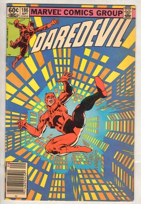Daredevil #186 (NM-) (1982, Marvel) [d] HIGH GRADE! Miller & Janson!