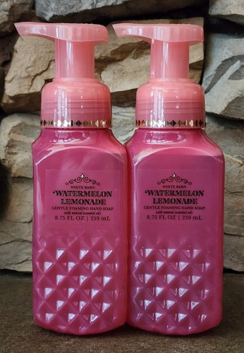 2PC WATERMELON LEMONADE Bath Body Works FOAMING HAND SOAP~FREE PRIORITY SHIPPING