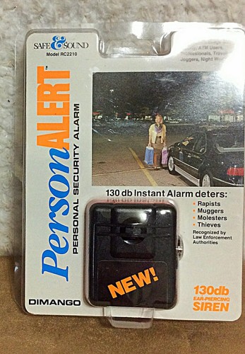 Safe Sound Person Alert Personal Safety Alarm 130DB Loud Siren Panic Keychain