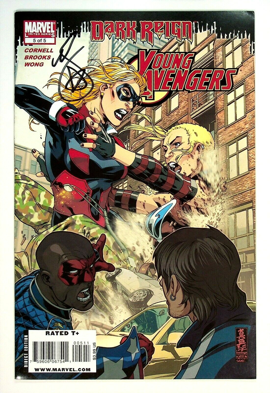Young Avengers #5 Signed by Mark Brooks Marvel Comics | eBay