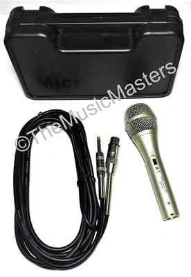 Professional Style Handheld Karaoke DJ Band PA Vocal MICROPHONE w/ Case & Cable