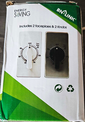 BN-LINK 60 MINUTE WHITE AND SILVER TIMER