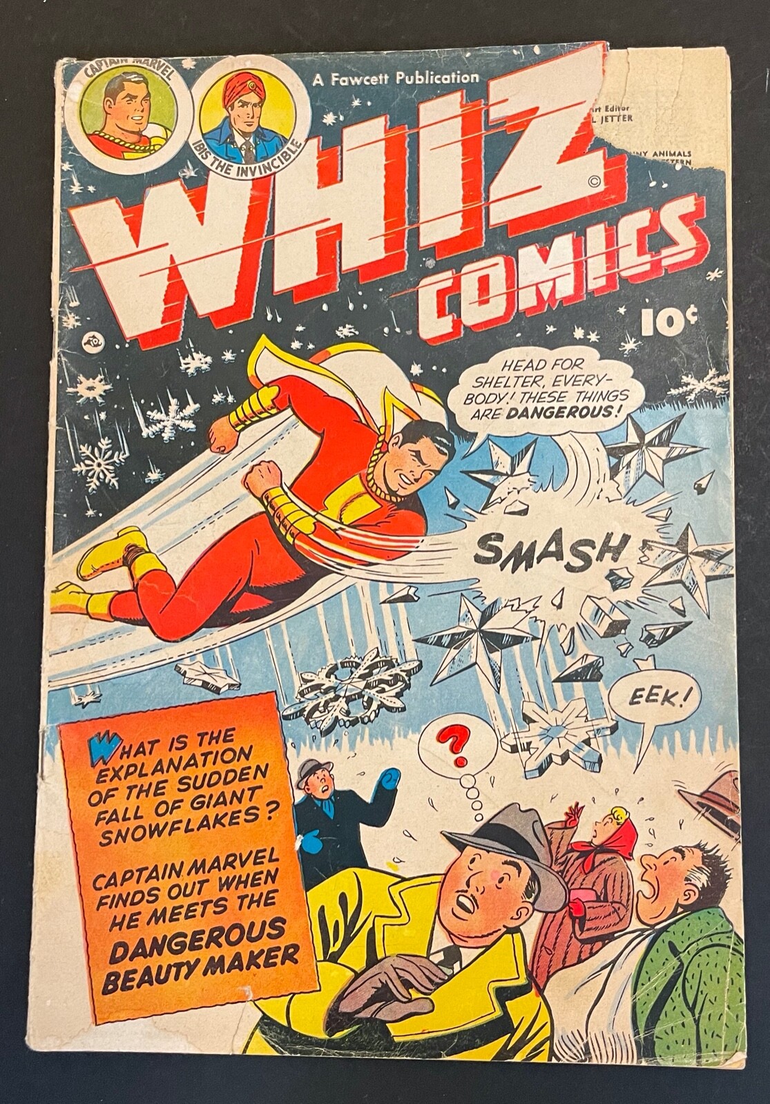 captain marvel 雑誌 Captain Marvel Adventures #111 1950 - Fawcett -VG+ - Comic