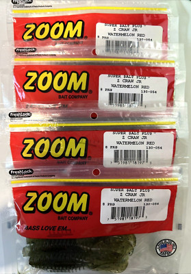 ZOOM SUPER SALT PLUS - Z CRAW JR / Z CRAW - ASSORTED COLORS - 18 PACKS PER ORDER