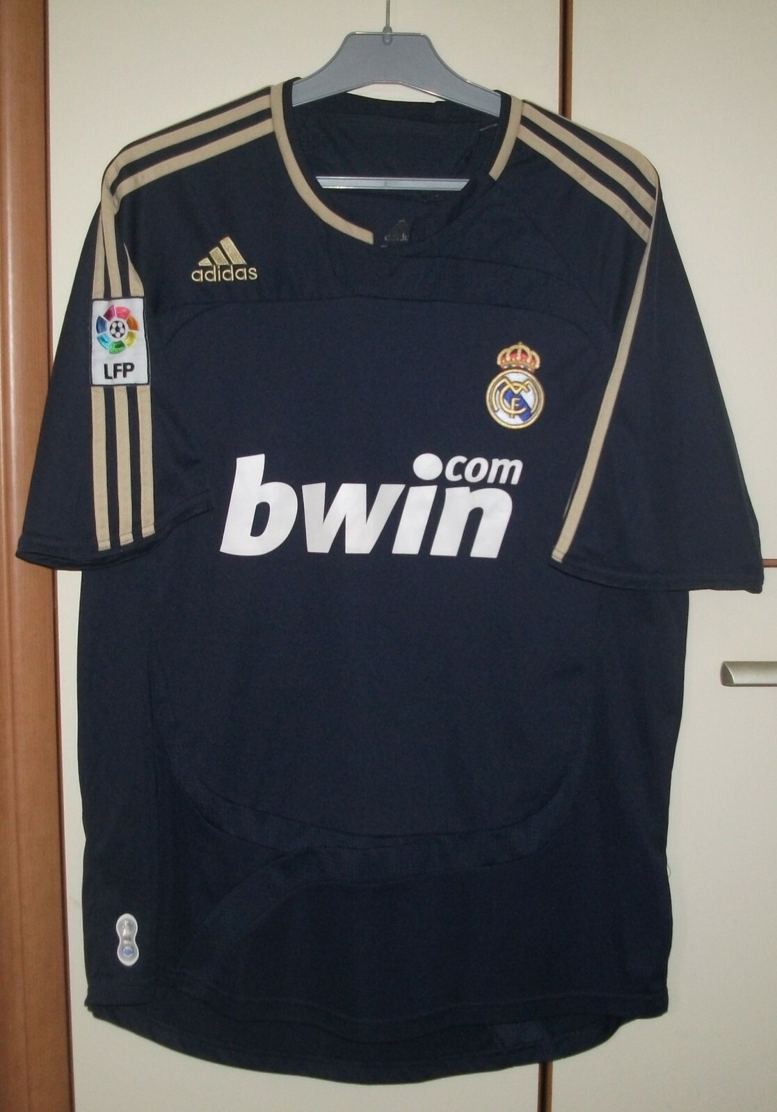 レア！adidas 2007-2008real madirdホーム ユニフォーム REAL MADRID 2007 2008 Third Football Shirt Soccer Jersey