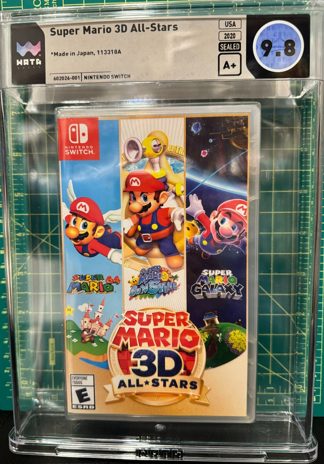 Super Mario 3D All Stars Nintendo Switch WATA 9.8 A+ Like