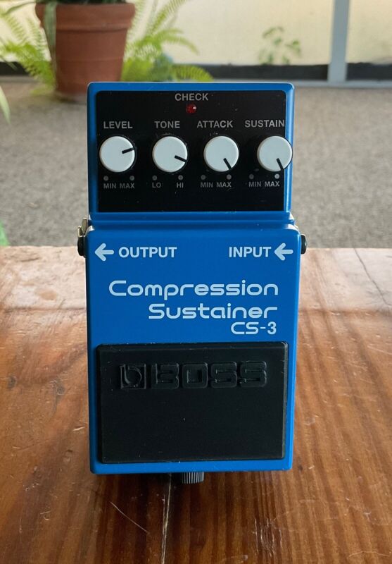Boss CS-3 Compression Sustainer Guitar Effect Pedal - Made In Japan Black Label