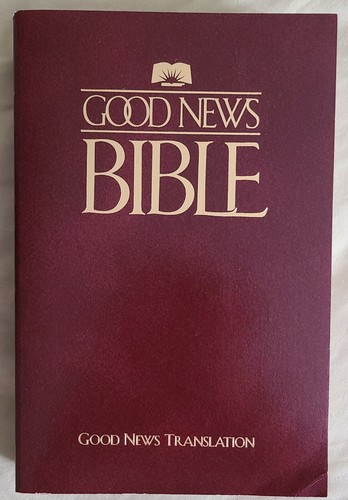 [送料込・美品]GOOD NEWS BIBLE・洋書 Good News Bible - GNB / Global Version, orange - British