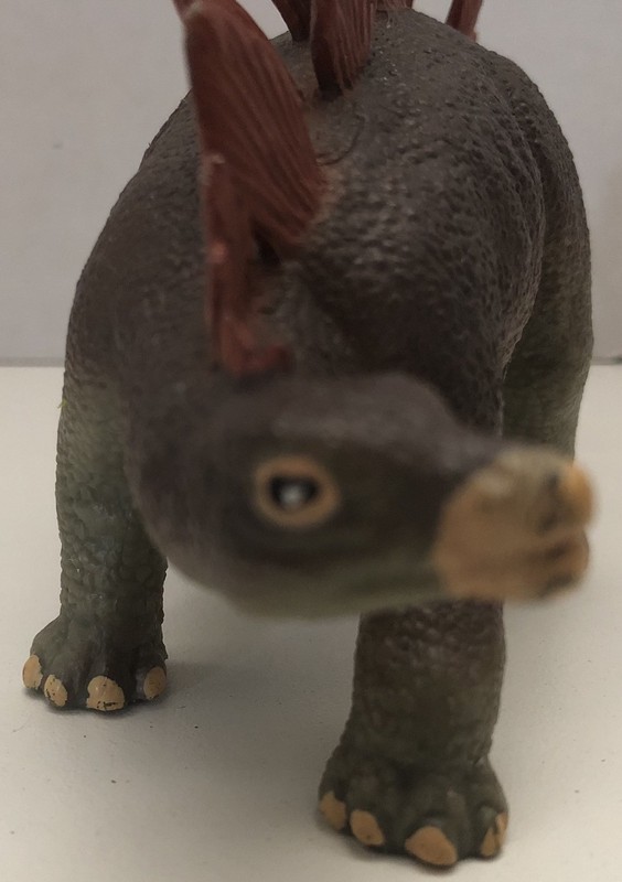 2004 Stegosaurus Dinosaur K & M 7” Figure Hard Rubber
