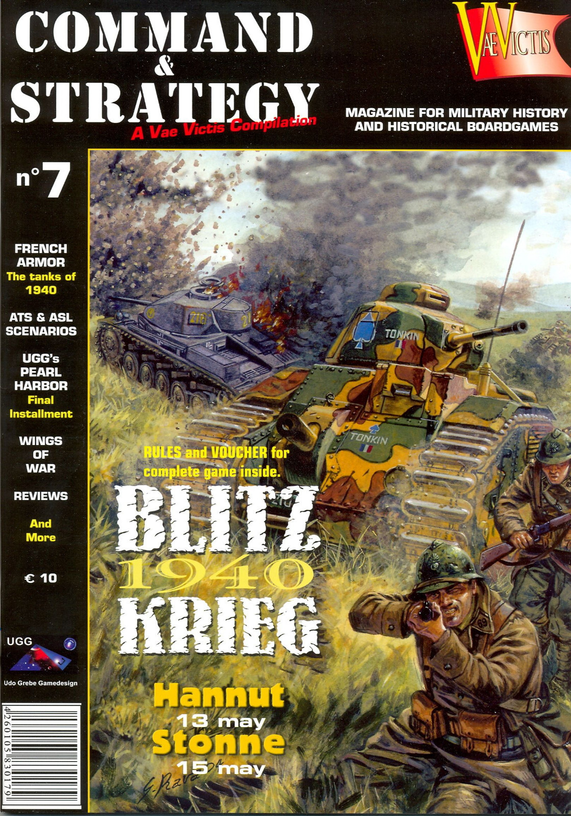 Журнал Udo Grebe Games GMT Command & Strategy Magazine #7 Блицкриг 1940 года в штучной упаковке NISW