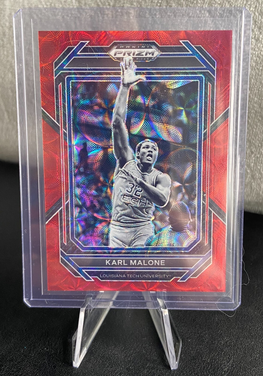 Karl Malone Panini Prizm Tiger レア！ Karl Malone [Tiger Stripe] #75 Prices | 2018 Panini Prizm
