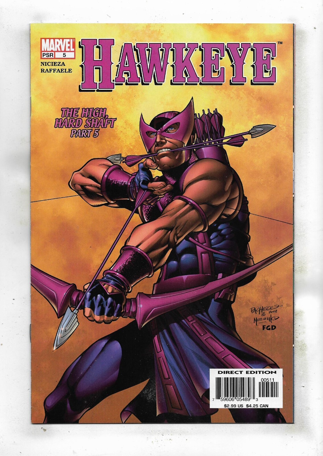 アメコミリーフ　All-New Hawkeye #5　マンガバリアント アメコミリーフ All-New Hawkeye #5 マンガバリアント アメコミ
