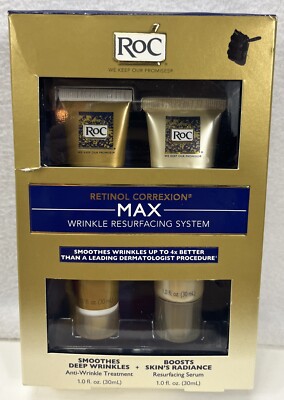 ROC Retinol Correxion MAX Wrinkle Resurfacing System Antiwrinkle Treatment Serum