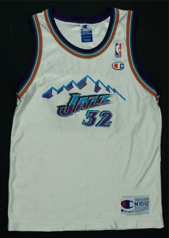 utah jazz white mountain jersey