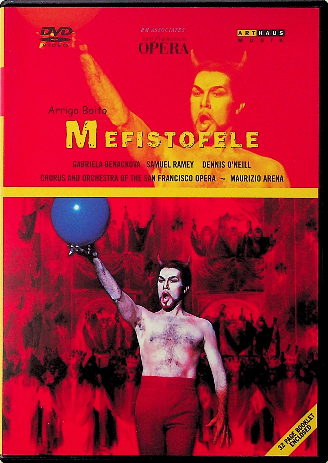 Boito: Mefistofele, San Francisco Opera DVD -Maurizio Arena