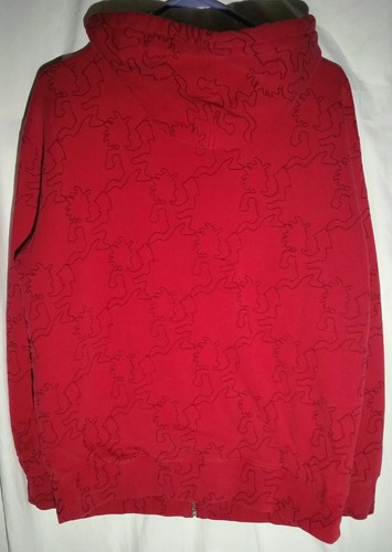 Rare Vintage Insane Clown Posse Hoodie Size Medium Stitched All Over Hatchetman