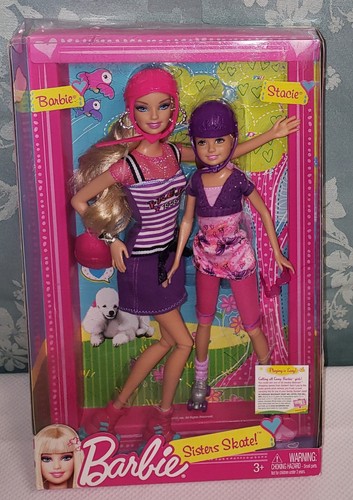 2010 Barbie Sisters Skate Dolls Mattel T7428 Barbie and