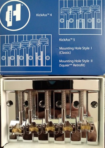 ベース HIP SHOT KickAss Bass Bridge Chrome Hipshot Kick Ass Kickass Bass Bridge Chrome Fender Jazz