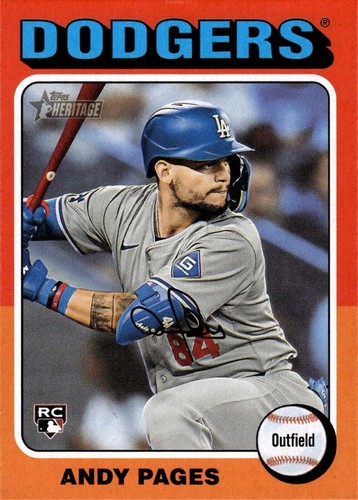 2024 Topps Heritage High Number - Andy Pages #696