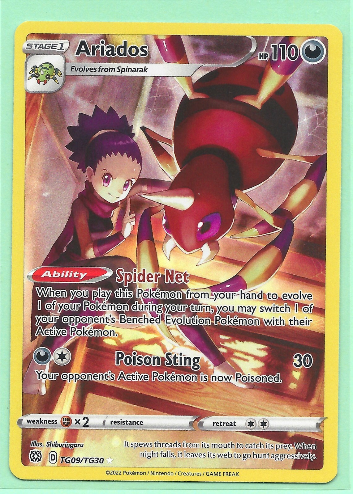 ポケモンカード　アリアドス　HP32 初版　199 DP2 Ariados