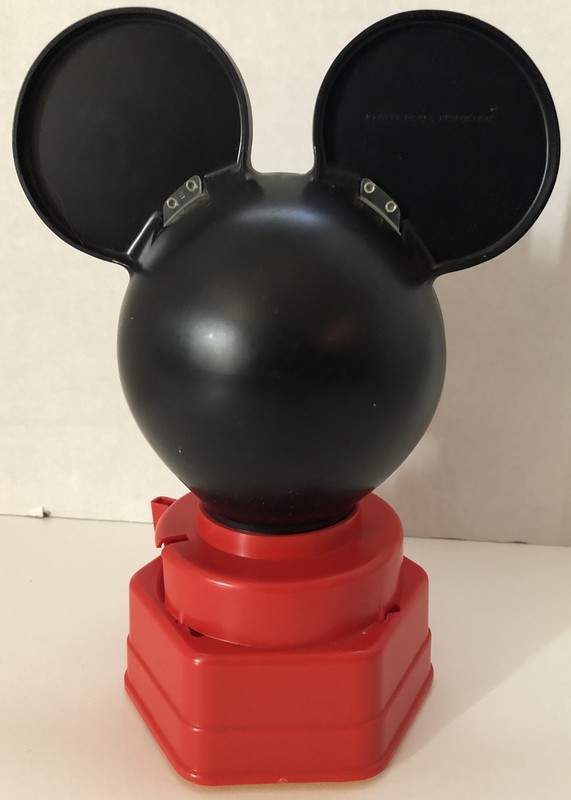 Vintage Mickey Mouse Head 9” Penny Gumball Machine Bank Hasbro 1968 Disney