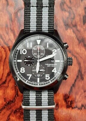 G257 Citizen Chronograph Eco Drive B612 S077621 Nato Strap Bond Spectre eBay