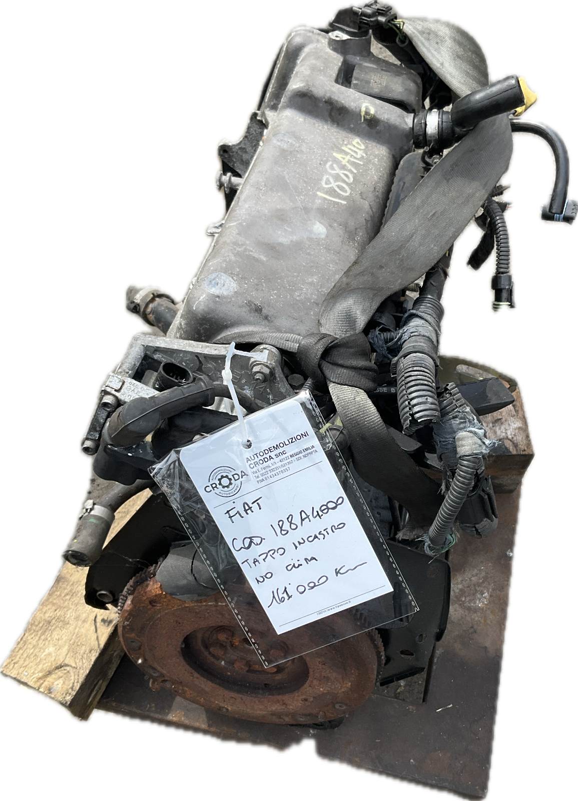 Motore modelli fiat 1.2 benzina tappo incastro no clima 188A4000 161.000km
