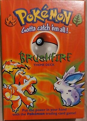 Pokémon TCG Brushfire Theme Deck Box. Box only - no cards. WOTC 1999