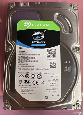 Seagate Skyhawk 2DT166-300 4TB 3.5'' SATA Hard Drive ST4000VX007