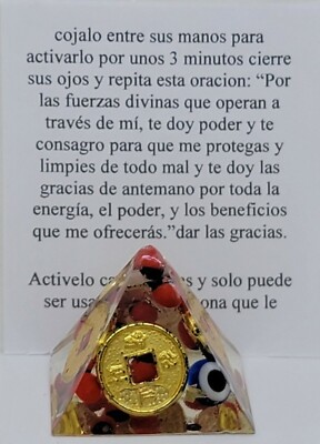 AMULETO PIRAMIDE DEL DINERO SUERTE Y PROTECCION GRATIS INSTRUCCIONES 