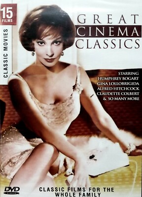 [New] 15 Great Cinema Classics: 15 Films (DVD, 2011) Humphrey Bogart