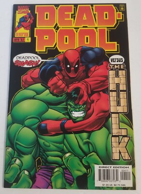 Deadpool 4 (1997) CLASSIC HULK COVER Comic Book