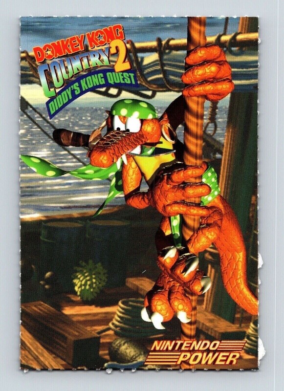 Klinger Donkey Kong Country 2 Nintendo Power Trading Card VTG | eBay