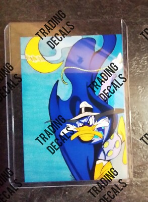 Darkwing Duck CUSTOM Sketch Card Print,  Artist Signed, Collectible!