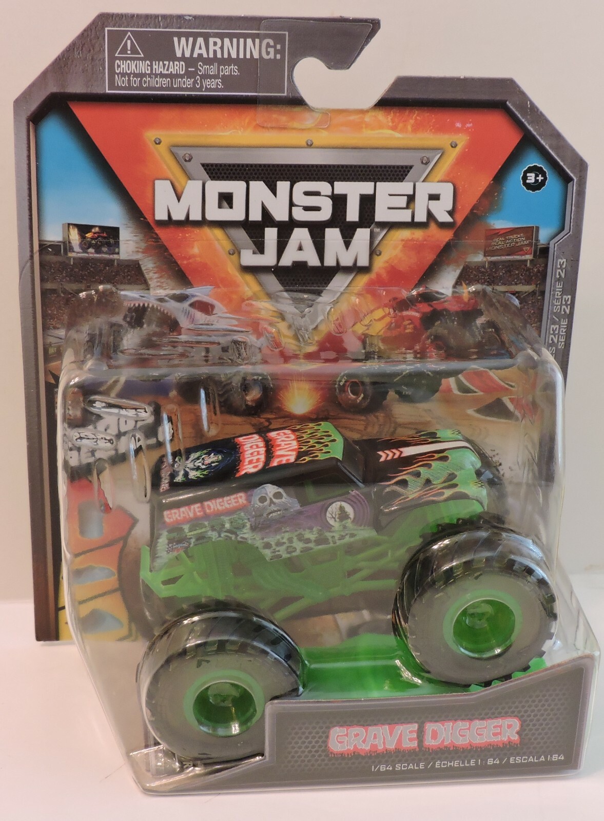2022 MONSTER JAM SERIES MONSTER TRUCK - SEE-THRU CREW GRAVE