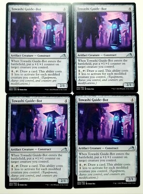 Towashi Guide-Bot PLAYSET(4X)   - Kamigawa: Neon Dynasty - NM