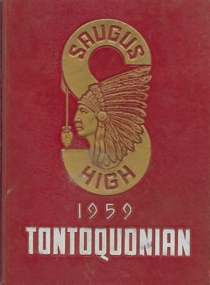 En venta High School Yearbook Saugus Massachusetts Saugus High School Tontoquonian 1959