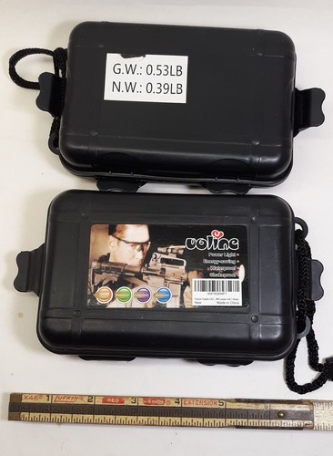 2-Flashlight Cases. Padded interior 4 Latch Plastic Multi-Use Cases Only